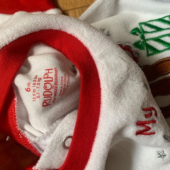 Rudolph my first Christmas baby’s pyjamas - Picture 3 of 4